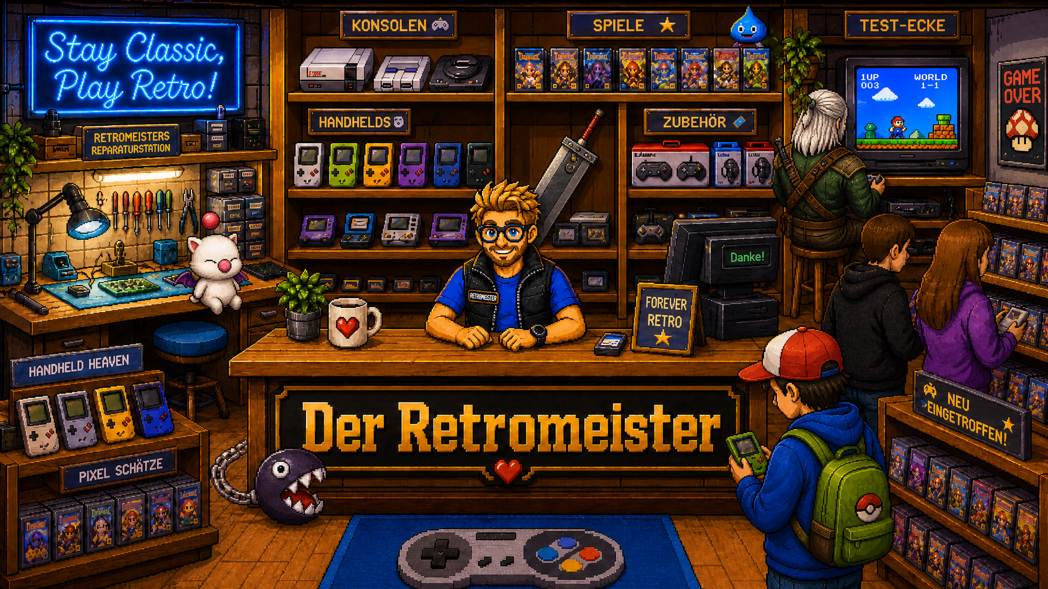 Der Retromeister hat geöffnet!